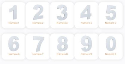 Imagem de Numero adesivo 5 Branco 130 mm - Aluminio Leve