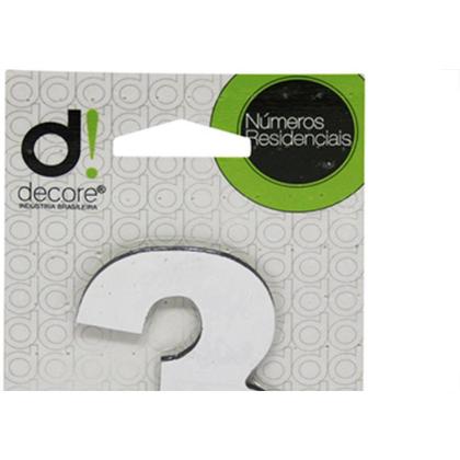 Imagem de Numero Alum Espelhado 20Cm Decore 3