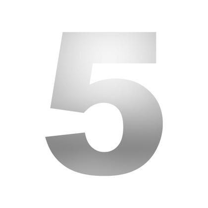 Imagem de Número de Identificação em ACM para Residência e Comércio Espelhado