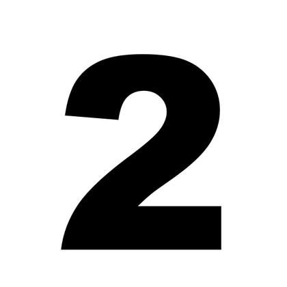 Imagem de Número de Identificação em ACM para Residência e Comércio Preto