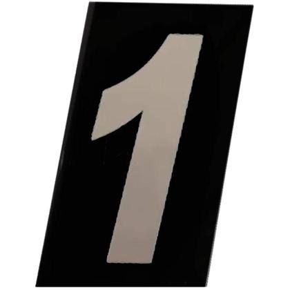 Imagem de Número Residencial 1 em ACM Refletivo Numeral 11,5 x 6,5 cm