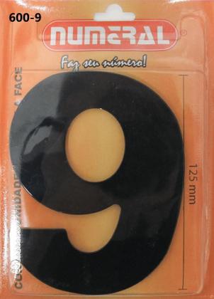 Imagem de Número Residencial Numeral N.9 60Mm Espelhado