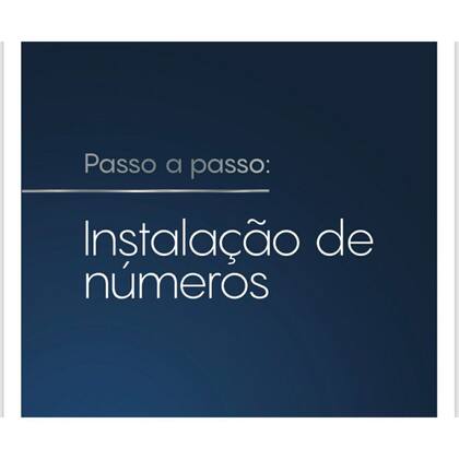 Imagem de Número Residencial Para Casa 3 Espelhado 3D 22cm