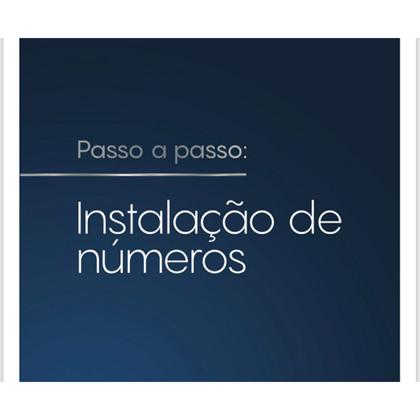 Imagem de Número Residencial Para Casa 8 Branco 3D 22cm