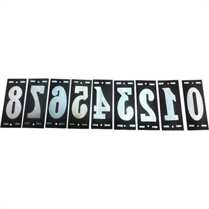 Imagem de Numero Retangular Pvc Caiado 3 - Kit C/25