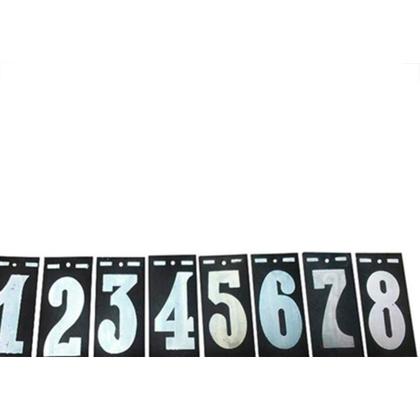 Imagem de Numero Retangular Pvc Caiado 3 - Kit C/25