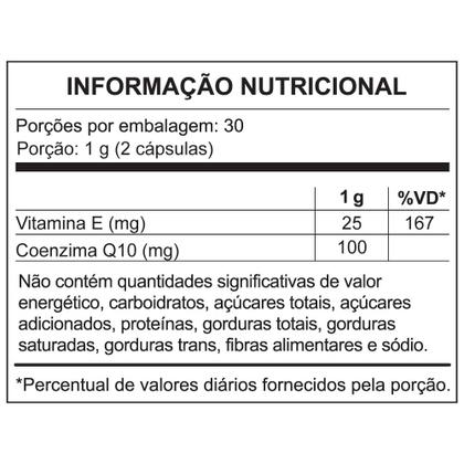 Imagem de Nutraceutical coenzima q10 + vitamina e - 60 caps - mix nutri