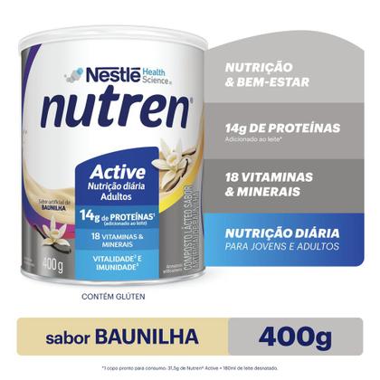 Imagem de Nutren Active Baunilha Complemento Alimentar 400g