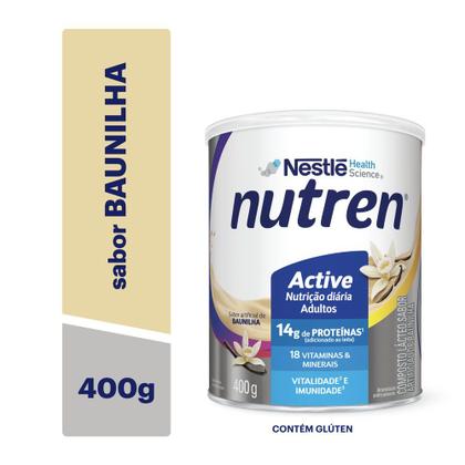 Imagem de Nutren Active Baunilha Complemento Alimentar 400g