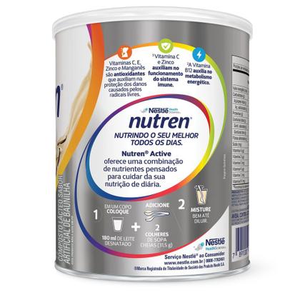 Imagem de Nutren Active Baunilha Complemento Alimentar 400g