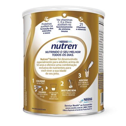 Imagem de Nutren Senior Baunilha - 740g - (Nestle) - (Nestle)