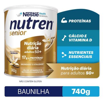 Imagem de Nutren Senior Complemento Alimentar Baunilha 740g
