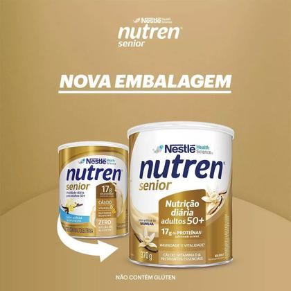 Imagem de Nutren Senior - Sabor Baunilha - 370G - Nestle