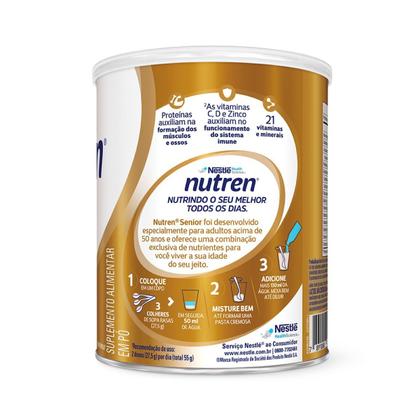 Imagem de Nutren Senior Sem Sabor 370g, Nestlé