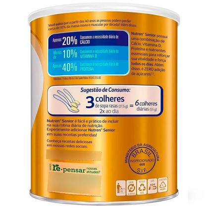 Imagem de Nutren Senior Sem Sabor Nutrição Diária Adultos 50+ (370g) - Nestle