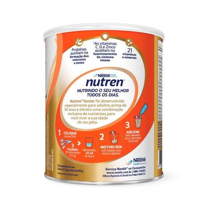 Imagem de Nutren Senior Zero Lactose Baunilha - 740g - (Nestle)