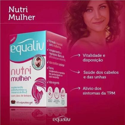 Imagem de Nutri Mulher Multivitaminico A Z Feminino 60 Cáps Equaliv