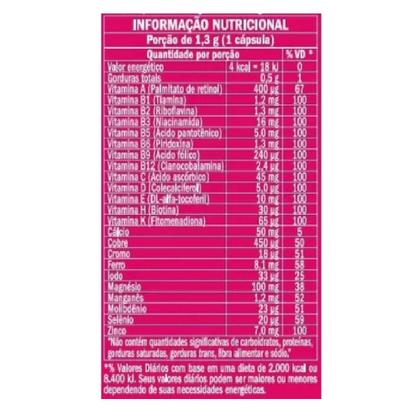 Imagem de Nutri Mulher Multivitaminico A Z Feminino 60 Cáps Equaliv