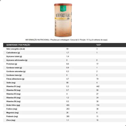 Imagem de Nutri Yeast Flakes 100% Levedura em Flocos 300g Nutrify