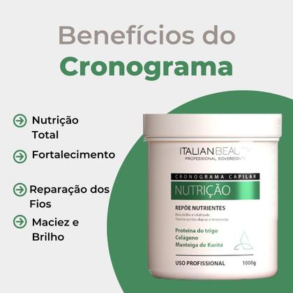 Imagem de Nutrição capilar mascara terapia reconstrução italian bealty limpeza alto impacto 1000ml