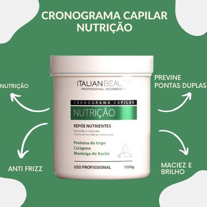 Imagem de Nutrição capilar mascara terapia reconstrução italian bealty limpeza alto impacto 1000ml