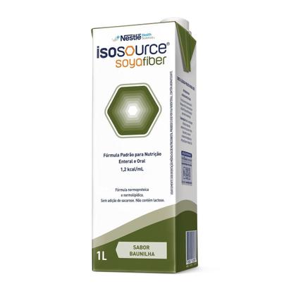 Imagem de Nutrição Enteral e Oral Isosource Soya Fiber Baunilha 1L