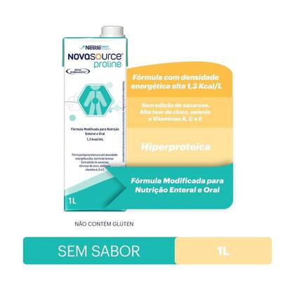 Imagem de Nutrição Enteral e Oral Novasource Proline Sem Sabor 1l