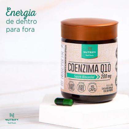 Imagem de Nutrify Coenzima Q10 200mg com Vitamina E 60 Caps