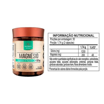 Imagem de Nutrify Magnésio 1400mg 60 Cápsulas