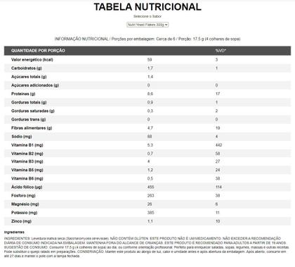 Imagem de Nutritional Yeast Flakes 300g Nutrify Levedura Nutricional