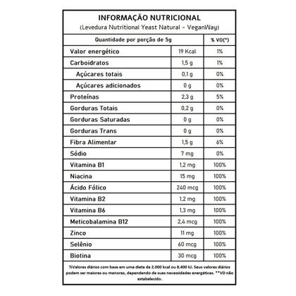 Imagem de Nutritional Yeast Sabor Natural - Veganway 200g