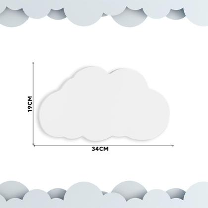 Imagem de Nuvem Com Luz De Led Luminária Quarto Divaloto