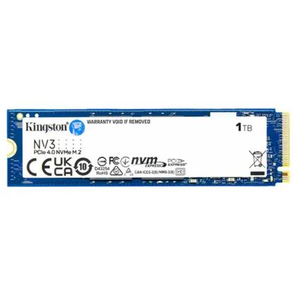 Imagem de Nvme 1tb kingston nv3, m.2 2280, pcie gen 4x4, leitura 6000mb/s, gravação 4000mb/s - snv3s/1000g
