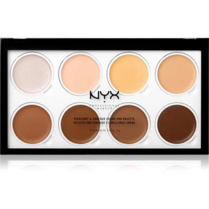 Imagem de Nyx - Paleta Contornos e Iluminadores Profissional em Creme