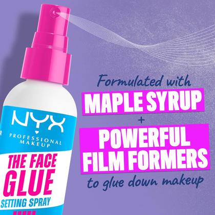 Imagem de NYX The Face Glue Spray fixação Maquiagem prova d'água -60ml