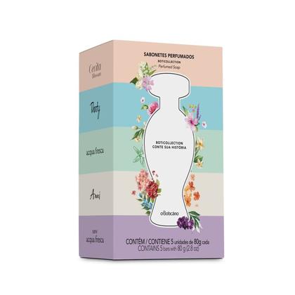 Imagem de O BOTICÁRIO SABONETE BARRA PERFUMADOS BOTICOLLECTION 5X80g