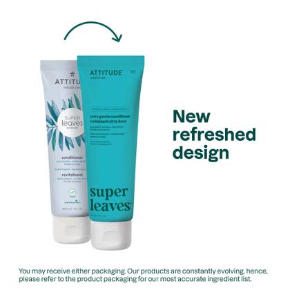 Imagem de O condicionador de cabelo ATTITUDE Extra Gentle acalma o couro cabeludo seco 240 ml