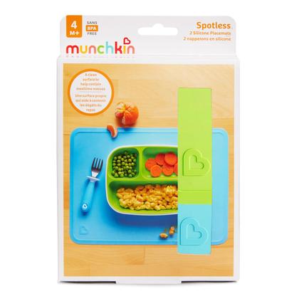 Imagem de O conjunto de jantar para crianças Munchkin inclui pratos, tigelas, copos