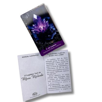 Imagem de O Legitimo Taro da Maria Mulambo 36 Cartas Plastif e Manual