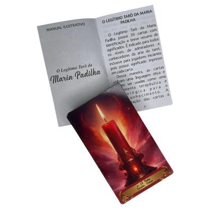 Imagem de O Legítimo Tarô Da Maria Padilha 36 Cartas Plastif E Manual