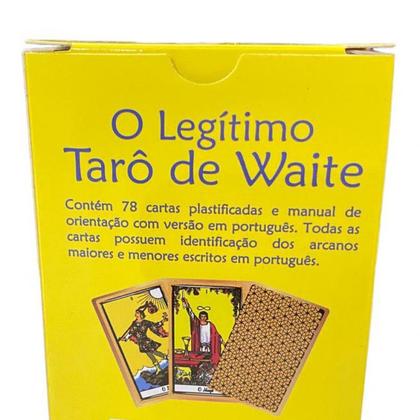 Imagem de O Legitimo Taro Waite 78 Cartas Plastificado com Manual