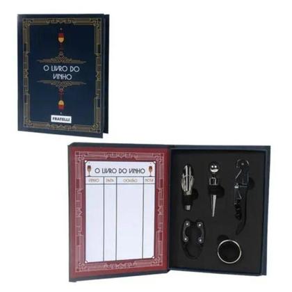 Imagem de O Livro Do Vinho Kit Completo - 5 Peças