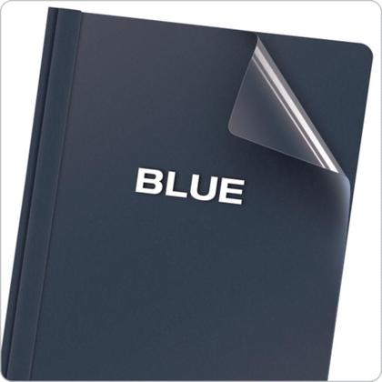 Imagem de O relatório abrange Oxford Clear Front Dark Blue Letter Tamanho 25