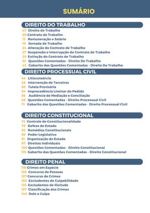 Imagem de OAB Simplificado Preparação Exame 2º  Resumos e Questões Comentadas
