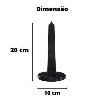 Imagem de Obelisco 20cm - Estatueta Decoração Sala, Escritório