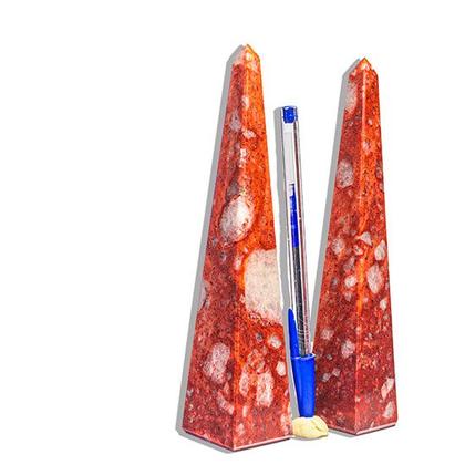 Imagem de Obelisco Hematoide Multicor 18 a 20 cm 400 a 600 g - Tipo B