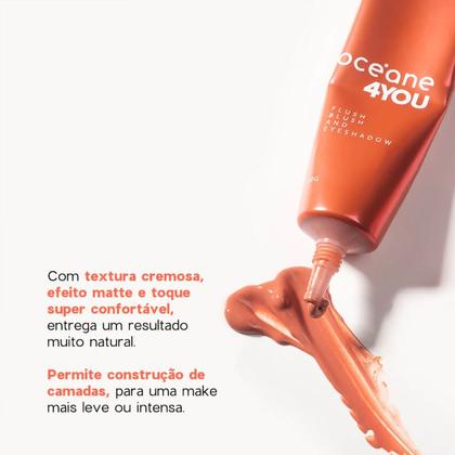 Imagem de Océane 4you Flush Bright Joy - Blush e Sombra 10g