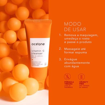 Imagem de Océane Vitamin C Cleanser - Gel de Limpeza Facial 100ml