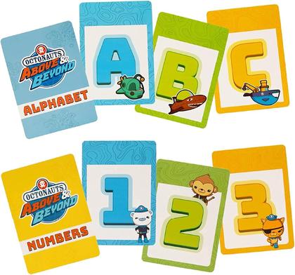 Imagem de Octonauts Kids Card Games & Alfabeto Números Flash Cards Set