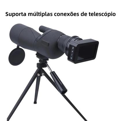 Imagem de Ocular De Telescópio Com Display Colorido 4K De 3 Polegadas Para Astrofotografia E Observação De